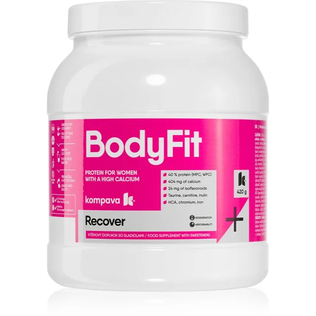 Kompava BodyFit protein pro ženy příchuť Vanilla 420 g