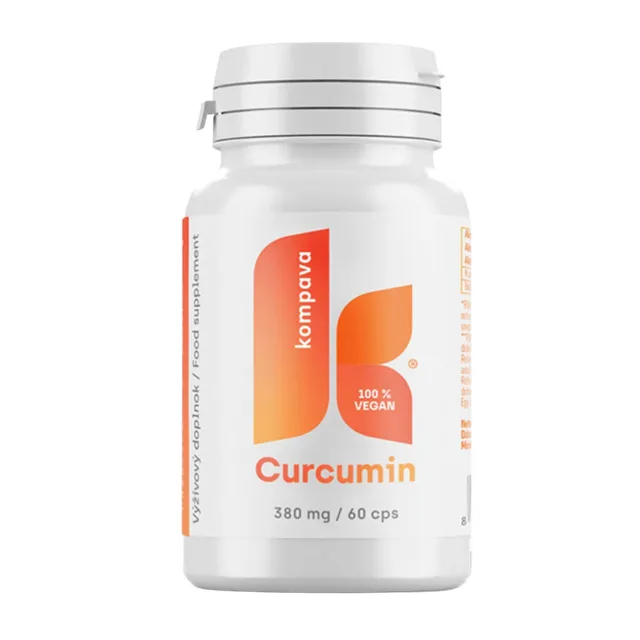 Kompava Curcumin + BioPerine®, 60 kapslí