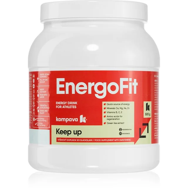 Kompava EnergoFit nápoj pro podporu sportovního výkonu příchuť Lemon/Lime 500 g