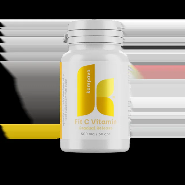 KOMPAVA Fit C Vitamín 500 mg/60 kps