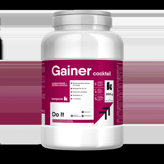 KOMPAVA Gainer vanilka 2,5kg