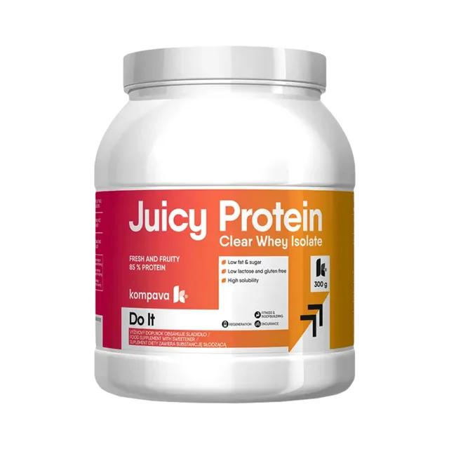KOMPAVA JUICY Protein,  Mango-Peach  300g /12 dávek