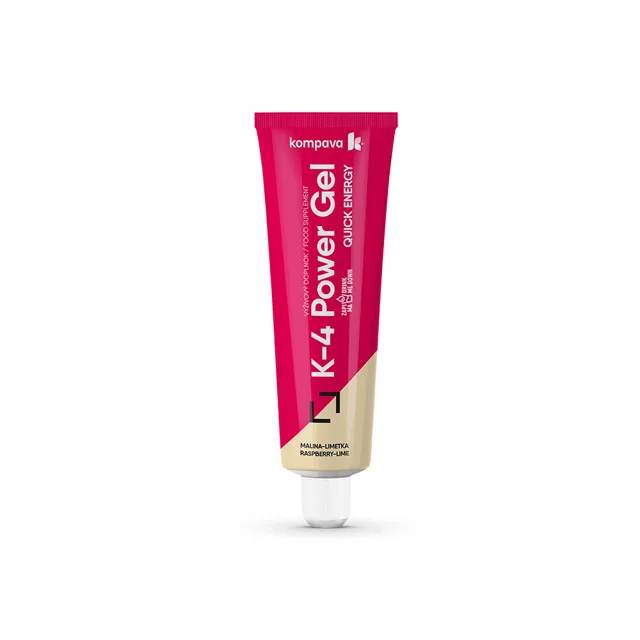 Kompava K4 Power Gel (malina-limetka), 70 g