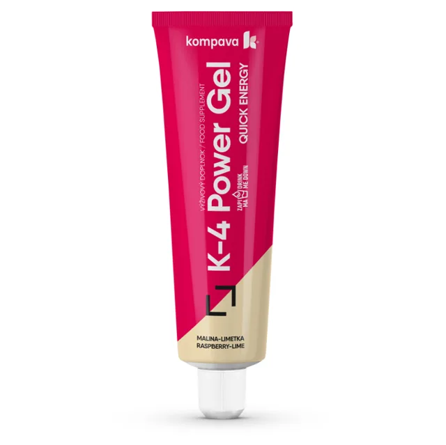 KOMPAVA K4 power gel malina-limetka 70 g
