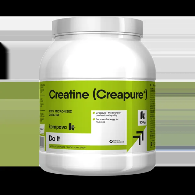 KOMPAVA Kreatin prášek Creatine Creapure 500g bez příchuti