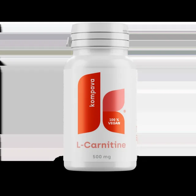 KOMPAVA L-karnitin 500mg/90 kapslí