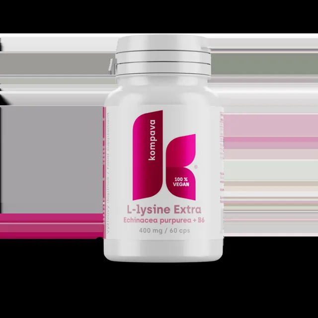 KOMPAVA L-lysin Extra 400 mg/60 kapslí