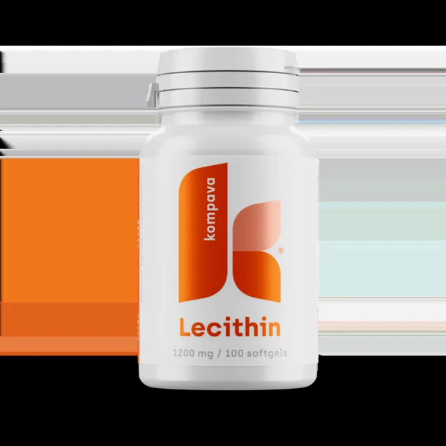 KOMPAVA Lecitin 1200mg/100kapslí