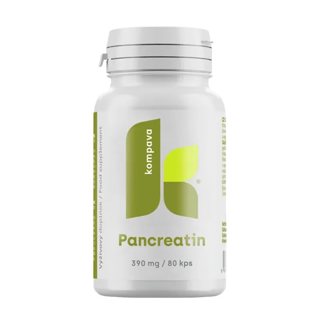 Kompava Pancreatin, 80 kapslí