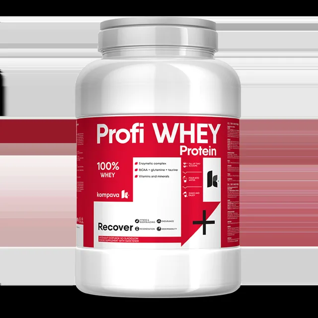 KOMPAVA Protein Profi WHEY bílá čokoláda s kokosem 2000g
