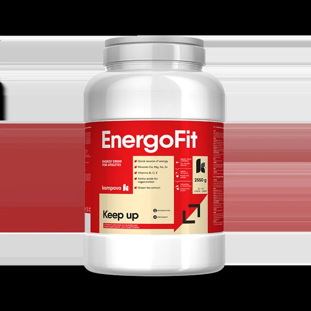 KOMPAVA Sportovní energetický nápoj EnergoFit 2550g tropické ovoce