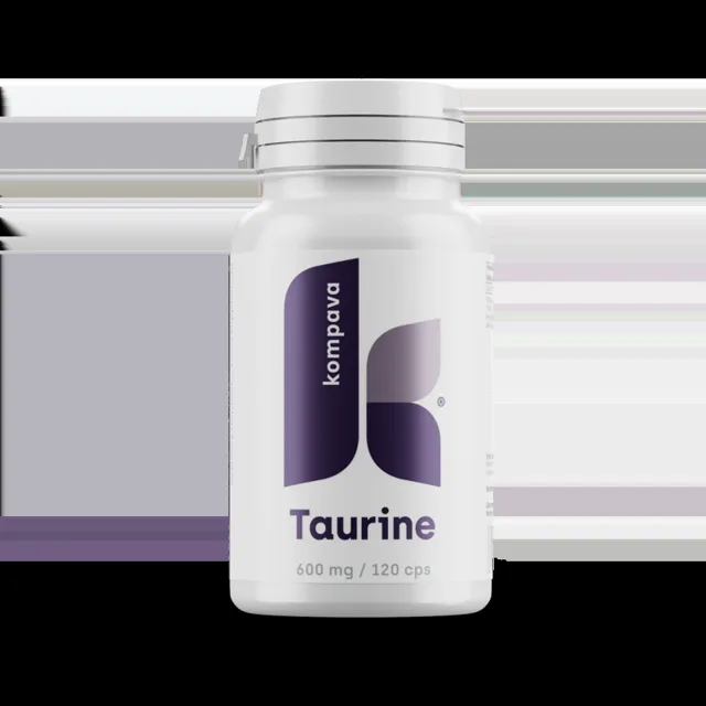 KOMPAVA Stimulant Taurin 600 mg/120 kapslí
