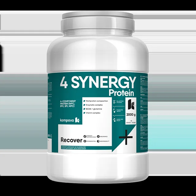 KOMPAVA VÍCESLOŽKOVÝ NOČNÍ PROTEIN 4 SYNERGY Protein 2000g čokoláda