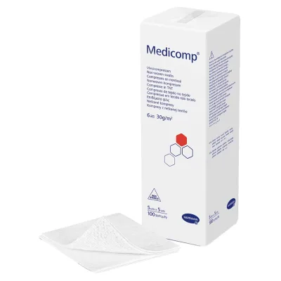 Kompres Medicomp nester..5 x 5 cm 100 ks 4218215