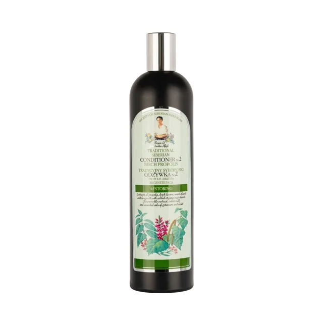 Kondicionér na vlasy №2 – březový propolis - 550 ml - Babička Agafia