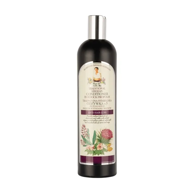Kondicionér na vlasy №3 – lopuchový propolis - 550 ml - Babička Agafia