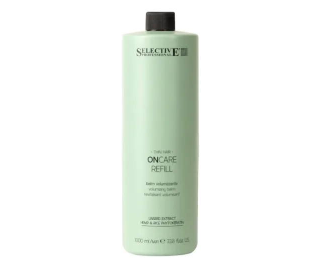 Kondicionér pro objem jemných a řídnoucích vlasů Selective Professional OnCare Refill Volumizing Balm - 1000 ml + dárek zdarma