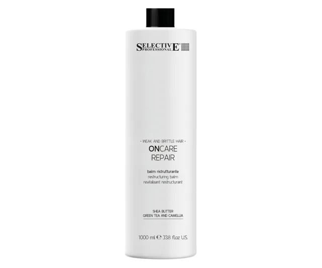 Kondicionér pro poškozené a lámavé vlasy Selective Professional OnCare Repair Balm - 1000 ml + dárek zdarma