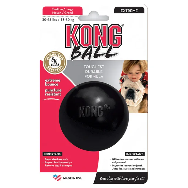 KONG Ball Extreme - cca Ø 7,5 cm (Medium/Large)