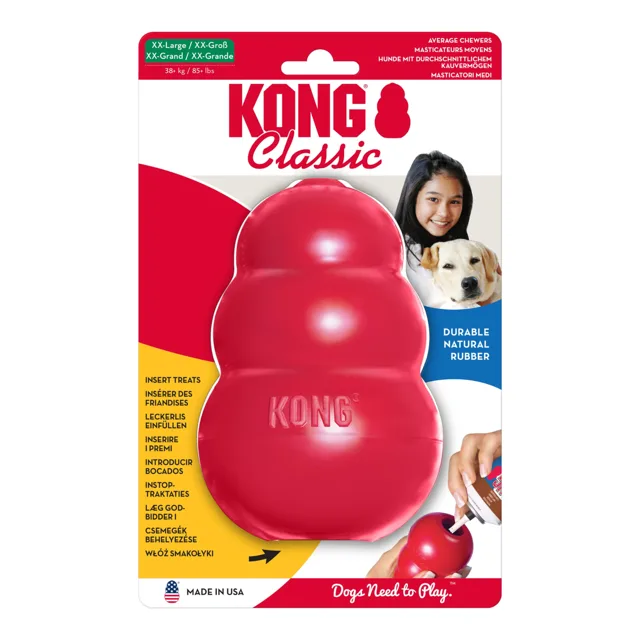 KONG Classic guma červená - XXL (15,24 cm)