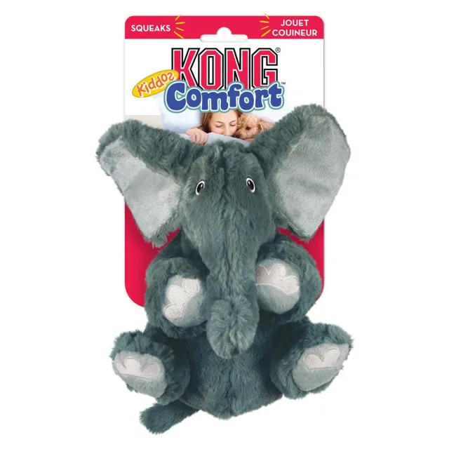 KONG Comfort Kiddos Elephant - velikost XS: D 10 x Š 13 x V 15 cm