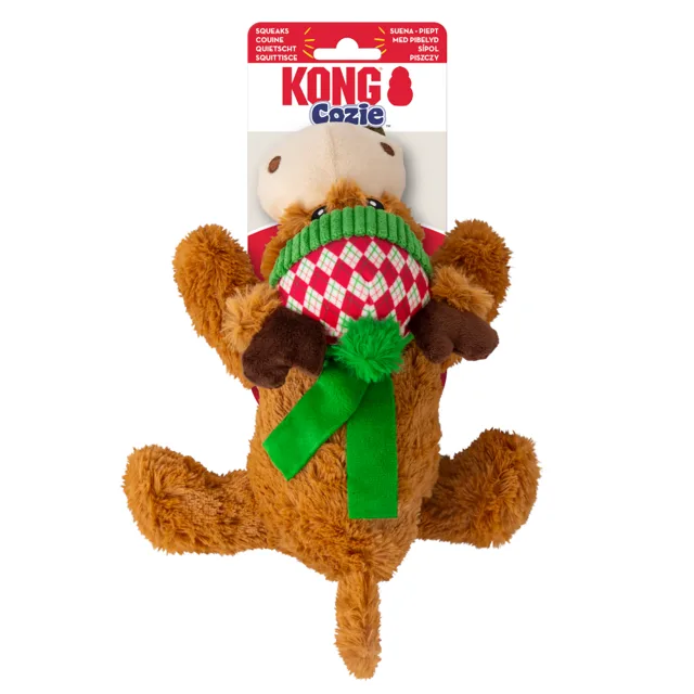 KONG Holiday Cozie Reindeer - vel. M: D 15 x Š 10 x V 5 cm