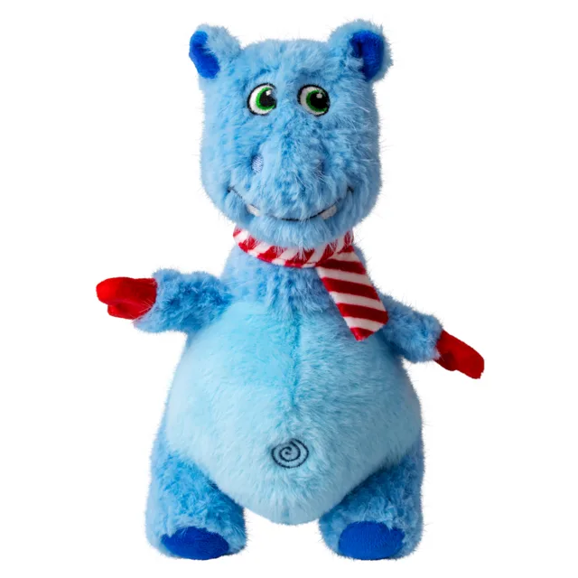 KONG Holiday Knots Belly Hippo - velikost M: D 12,7 x Š 20,32 x V 26,04 cm