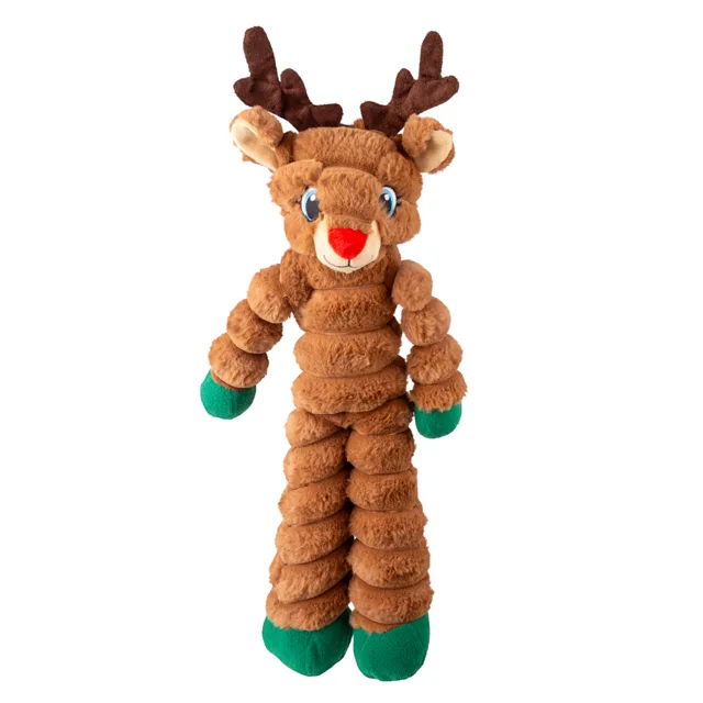 KONG Holiday Shakers Crumples Reindeer - velikost XL: D 51 x Š 22 x V 8 cm