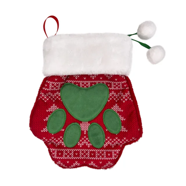 KONG Holiday Stocking Paw - cca. D 27 x Š 22 x V 3 cm