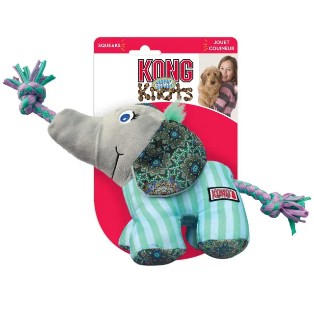 KONG Knots Slon - velikost S/M: D 9 x Š 17 x V 13 cm