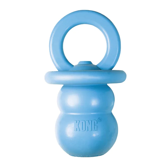 KONG Puppy žvýkací hračka pro štěňata dudlík - velikost M: D 13,4 x Ø 7,6 cm