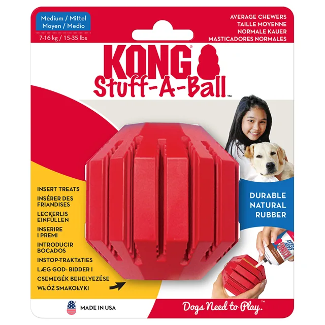 KONG Stuff-A-Ball míček - cca Ø 7,6 cm (Medium)