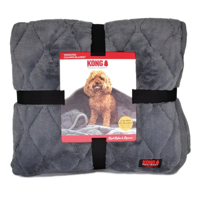 KONG zklidňující přikrývka, šedá - D 44 x Š 51 x V 19 cm
