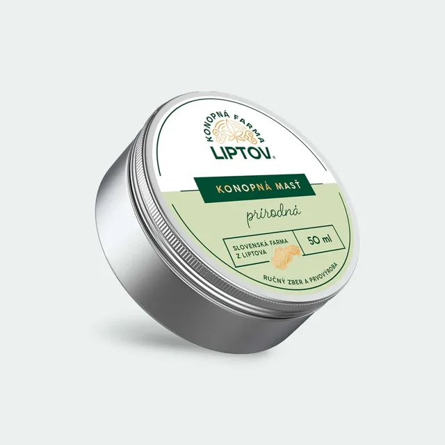 Konopná farma Liptov Konopná mast (čistá) premium 50 ml