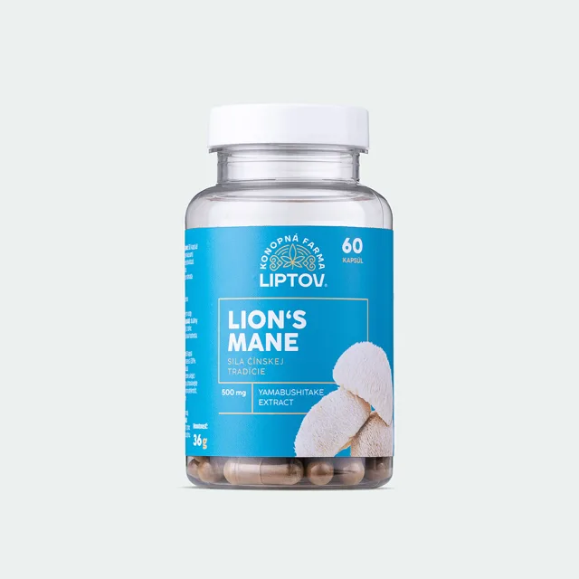 Konopná farma Liptov Lion’s Mane - kapsle