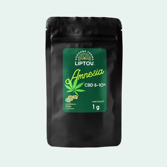Konopná farma Liptov Liptovský dárkový předmět Amnesia – Greenhouse 1g