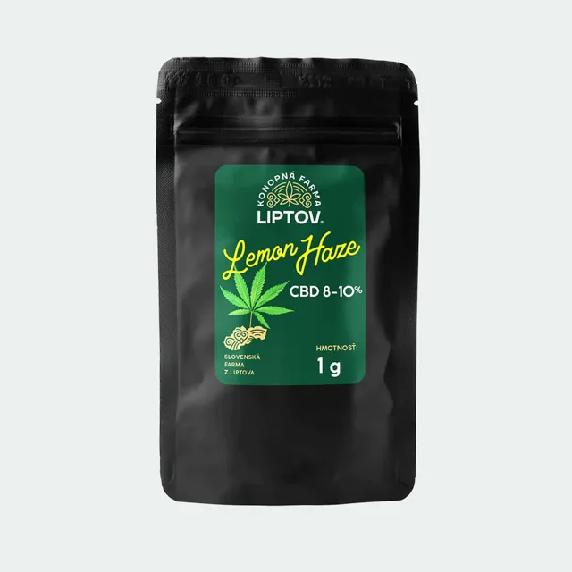 Konopná farma Liptov Liptovský dárkový předmět Lemon Haze 1g