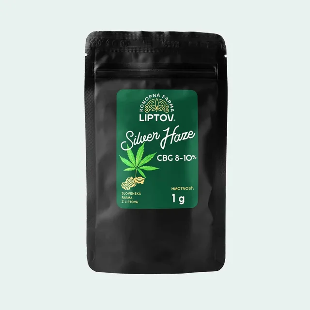 Konopná farma Liptov Liptovský dárkový předmět Silver Haze 1g