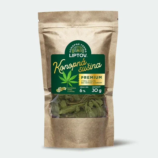 Konopná farma Liptov Liptovský konopný čaj CBD