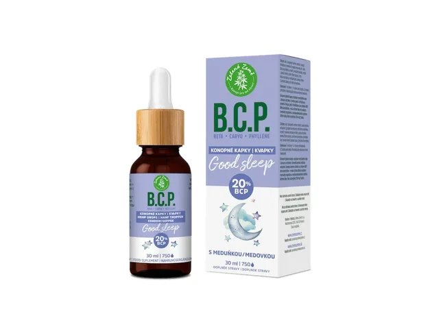 Konopné kapky s BCP Dobrý spánek - 30 ml - Zelená Země