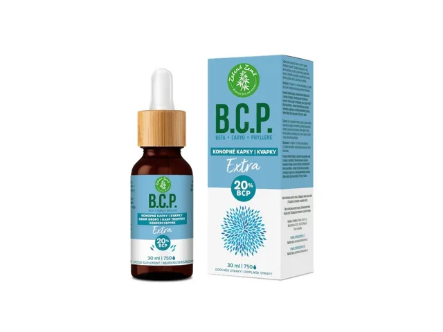 Konopné kapky s BCP Extra - 30 ml - Zelená Země