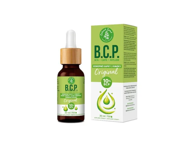Konopné kapky s BCP Original - 30 ml - Zelená Země