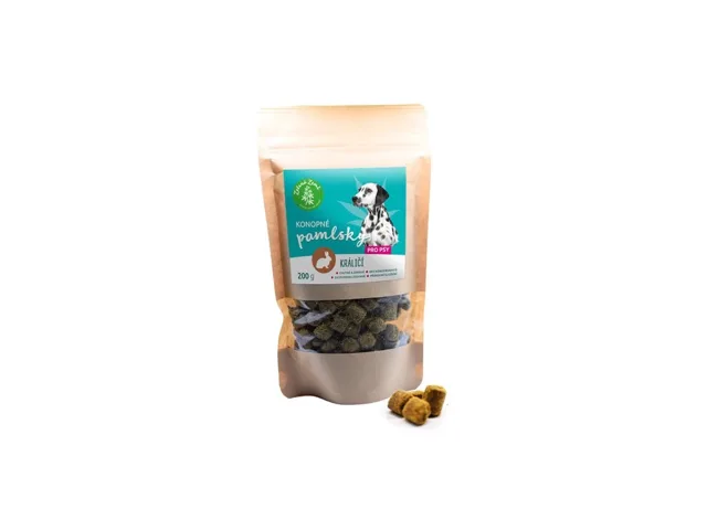 Konopné pamlsky pro psy – králičí příchuť - 200 g - Zelená Země