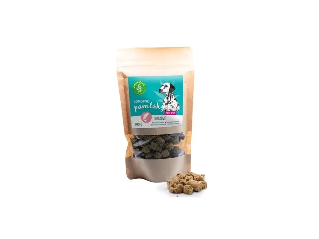 Konopné pamlsky pro psy – lososová příchuť - 200 g - Zelená Země