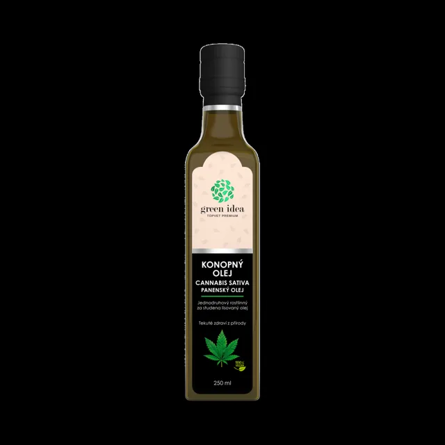 Konopný olej 250 ml – Green idea