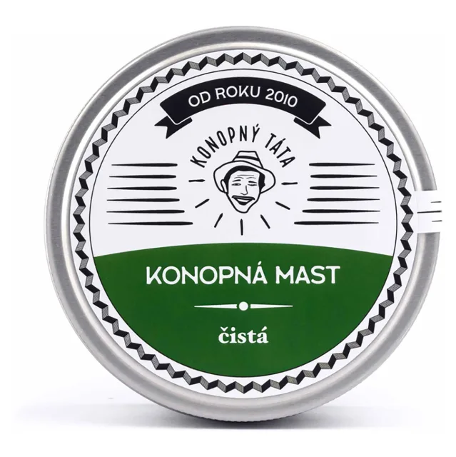 KONOPNÝ TÁTA Konopná mast čistá 200 ml