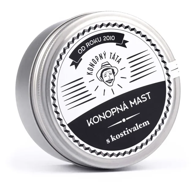 KONOPNÝ TÁTA Konopná mast s kostivalem 200 ml