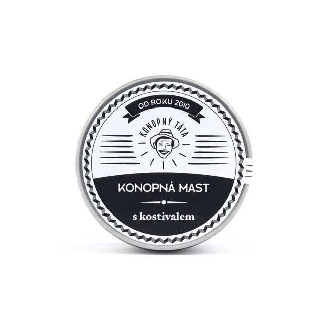 Konopný Táta Konopná mast s kostivalem 80 ml