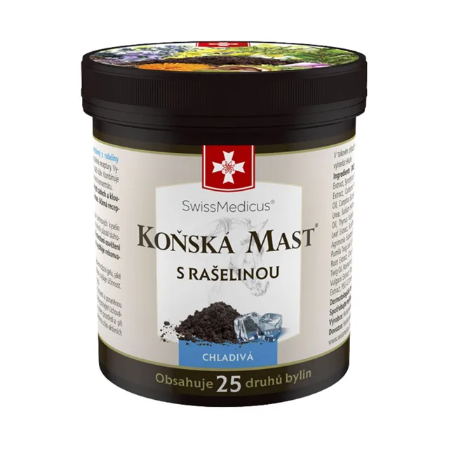 Koňská mast chladivá s rašelinou - 250 ml - SwissMedicus