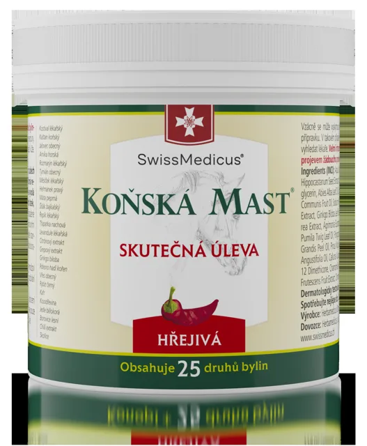 Koňská mast hřejivá 250ml
